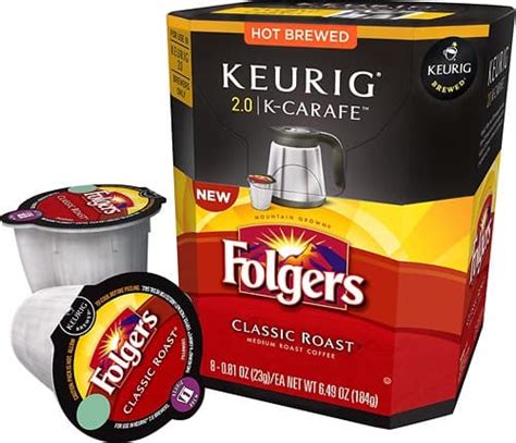 Customer Reviews Keurig Folgers Classic Roast K Carafe Pods 8 Pack Customer Reviews Keurig Folgers Classic Roast K Carafe Pods 8 Pack