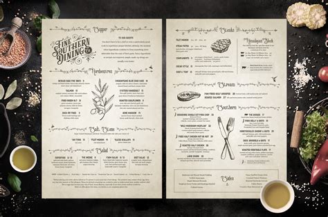 5 Classic Menu Ideas